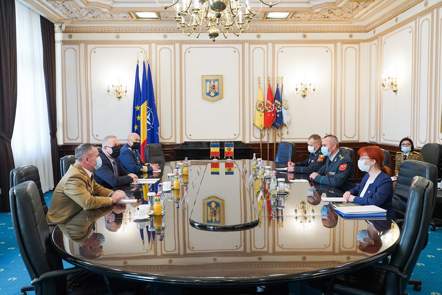 Vizita în România a șefului Marelui Stat Major al Armatei Naționale din Republica Moldova