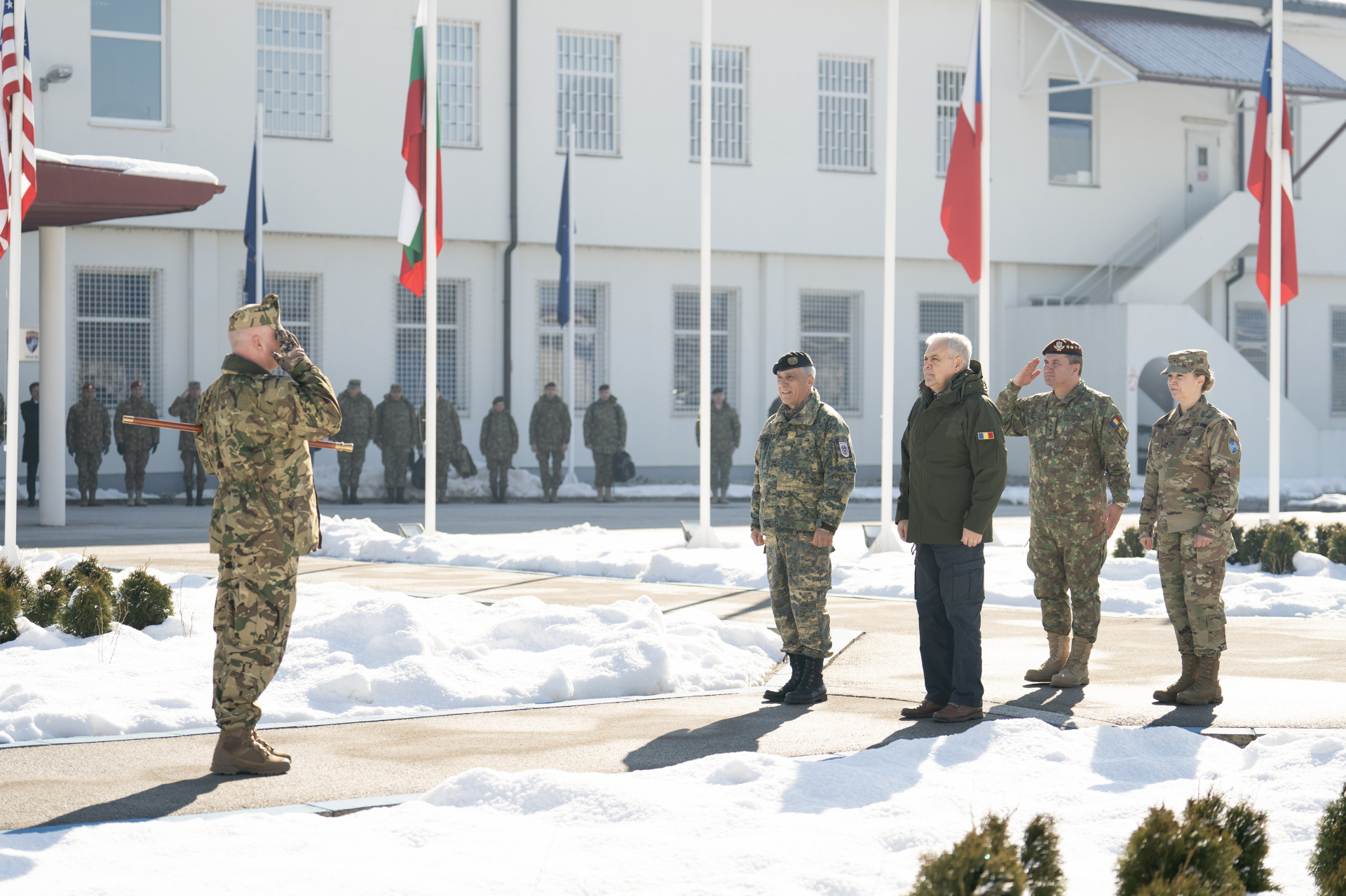 Conducerea MApN a vizitat baza EUFOR ALTHEA din Bosnia și Herțegovina